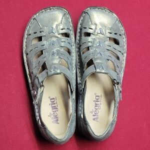 Alegria Metallic Sandals